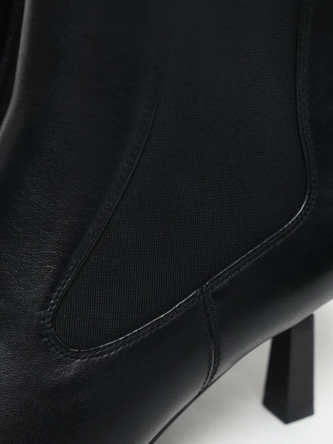 Ботильоны женские всесезонные, цвет черный, натуральная кожа 1397070P2 | 7