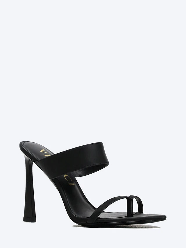 Сабо женские летние, цвет черный, натуральная кожа 1493245 | 1