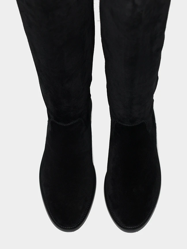 Сапоги женские зимние, цвет черный, натуральный спилок 1494577M | 5