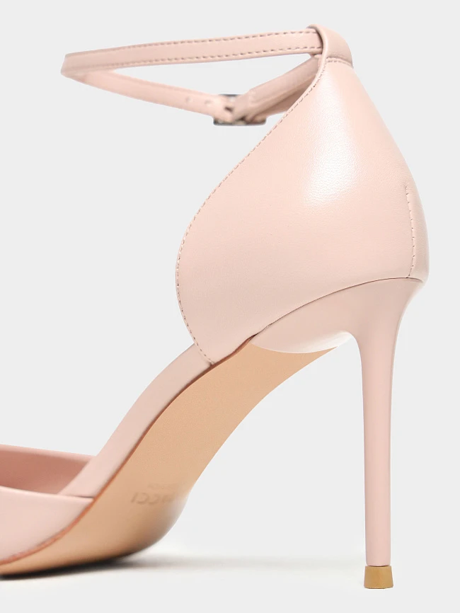 Туфли женские всесезонные, цвет пудровый, натуральная кожа 497560 | 5