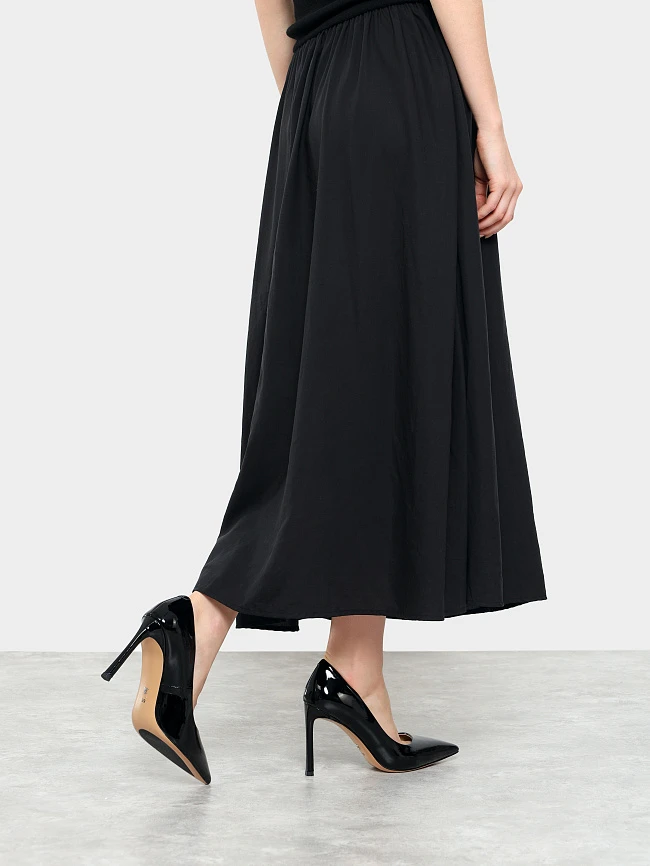 Туфли женские всесезонные, цвет черный, натуральная лаковая кожа 495978P | 8