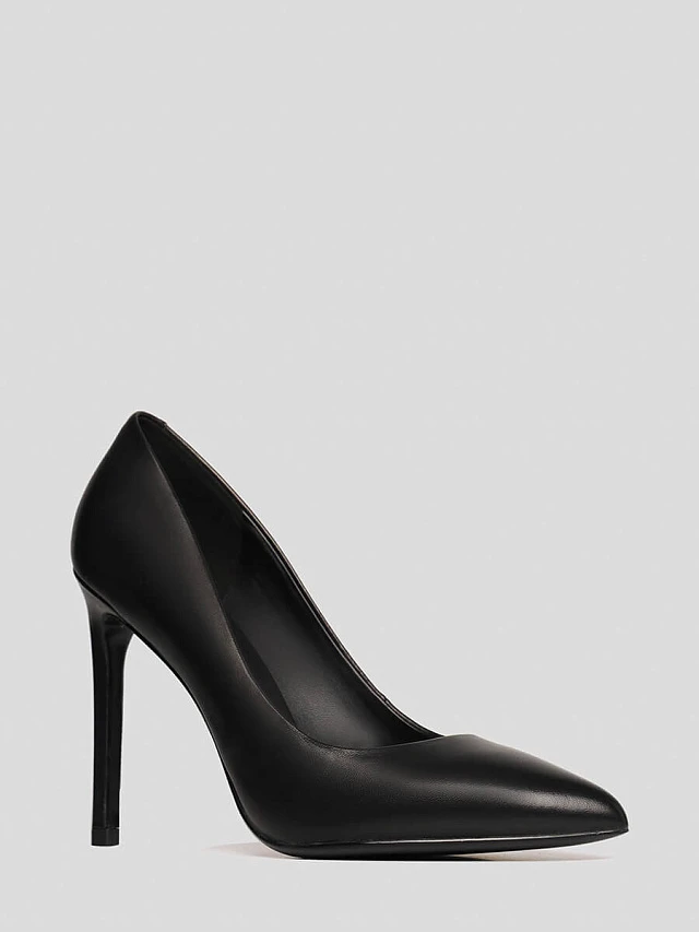 Туфли женские всесезонные, цвет черный, натуральная кожа 494488P | 1