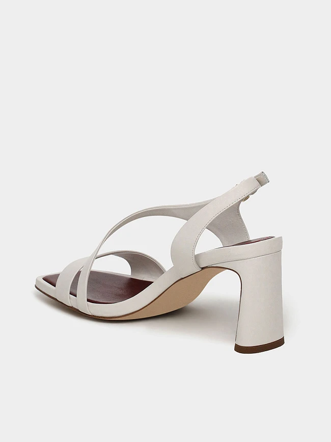 Босоножки женские летние, цвет белый, натуральная кожа 1495082 | 3