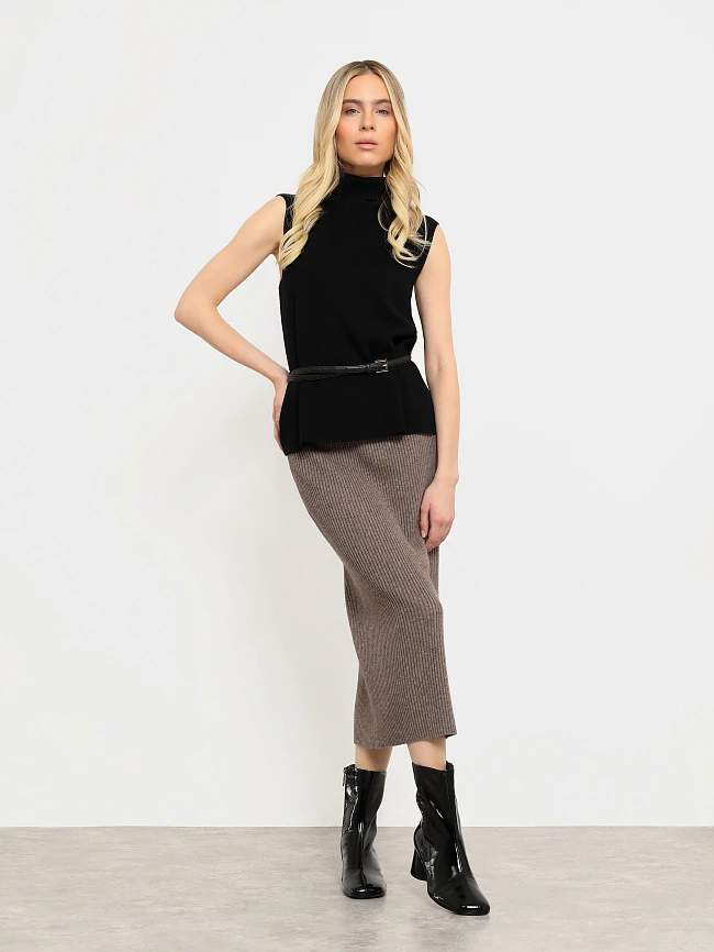 Полусапоги женские всесезонные, цвет черный, натуральный наплак 642222 | 8