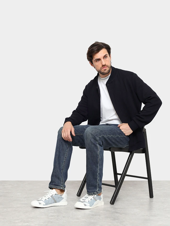 Кеды мужские демисезонные, цвет белый, натуральный нубук/натуральная кожа M1781857 | 11