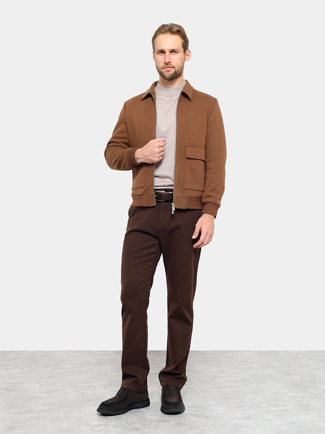 Ботинки мужские демисезонные, цвет коричневый, натуральный спилок M801040 | 9