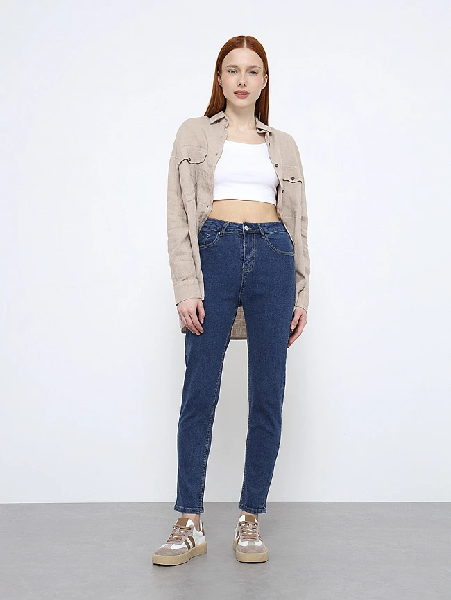 Джинсы женские всесезонные JE391-2 | 6