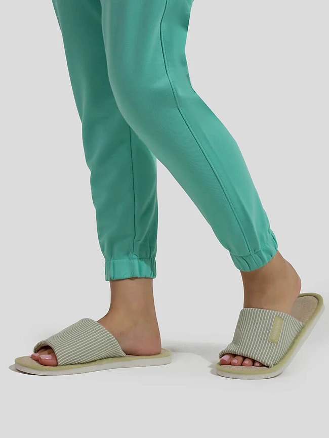 Тапочки домашние SLIP821-19 женские цвет салатовый, текстиль SLIP821-19      | 8
