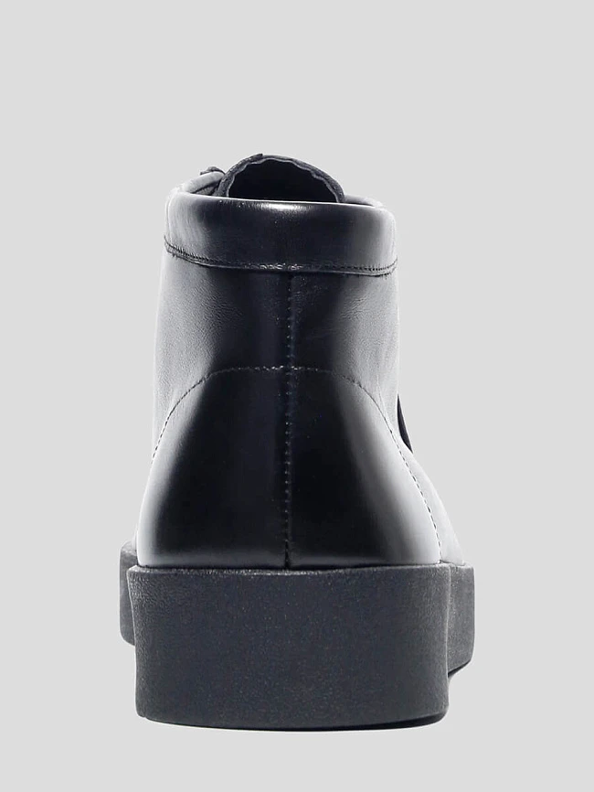 Ботинки мужские демисезонные, цвет черный, натуральная кожа M253539 | 5
