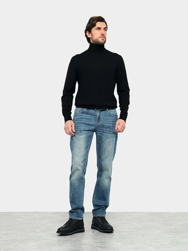 Ботинки мужские зимние, цвет черный, натуральная кожа/шерсть M1782550M | 12