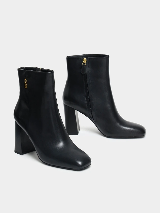 Полусапоги женские демисезонные, цвет черный, натуральная кожа 1493680 | 3