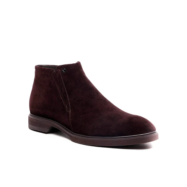 Ботинки M252153 мужские цвет коричневый, натуральный велюр M252153         | 1