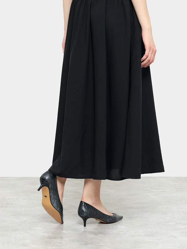 Туфли женские всесезонные, цвет графитовый, искусственная кожа 6550342 | 8