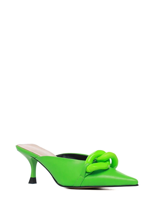 Мюли 1396031 женские цвет зеленый, искусственная кожа 1396031         | 1