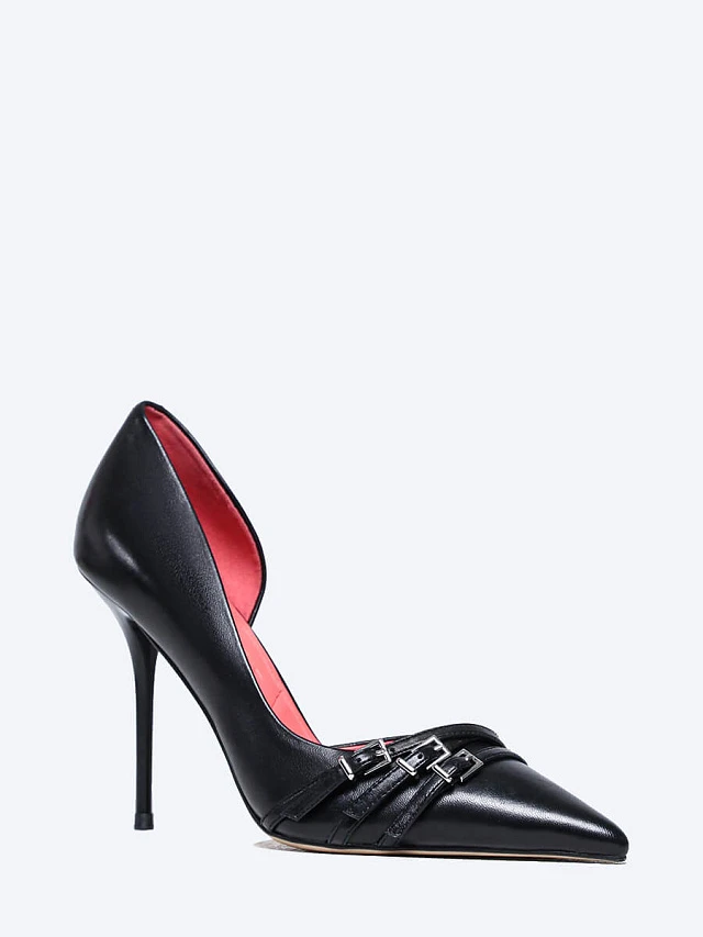 Туфли женские всесезонные, цвет черный, натуральная кожа 944082 | 1