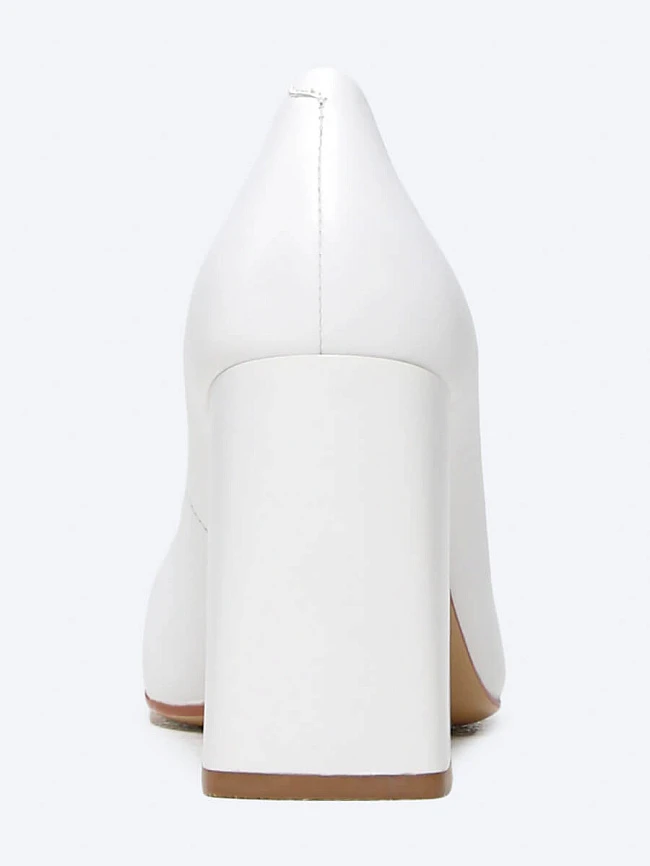 Туфли женские всесезонные, цвет белый, натуральная кожа 496035 | 5