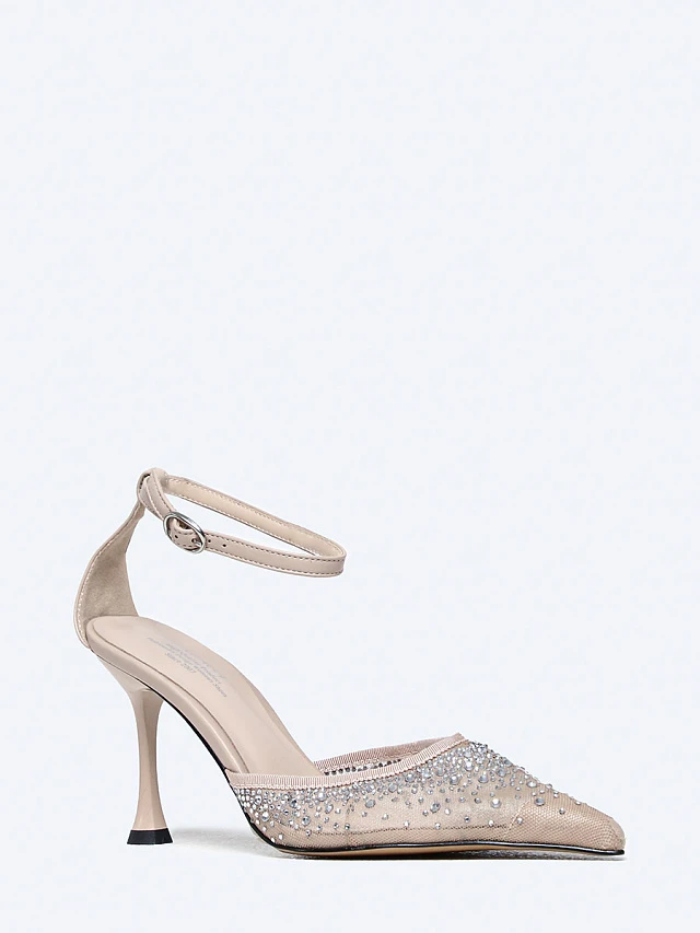 Туфли летние 6550155 женские цвет бежевый, текстиль/искусственная кожа 6550155 | 1