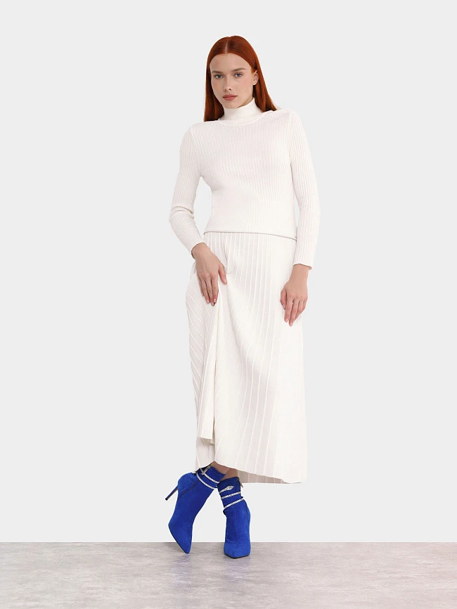 Полусапоги женские демисезонные, цвет синий, искусственный велюр 1398947 | 12