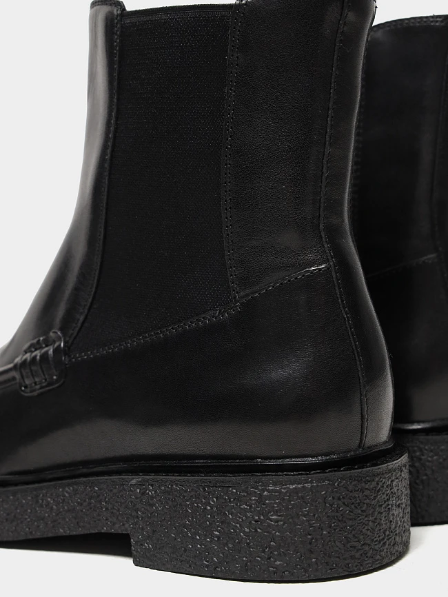 Ботинки женские демисезонные, цвет черный, натуральная кожа 1821509 | 6