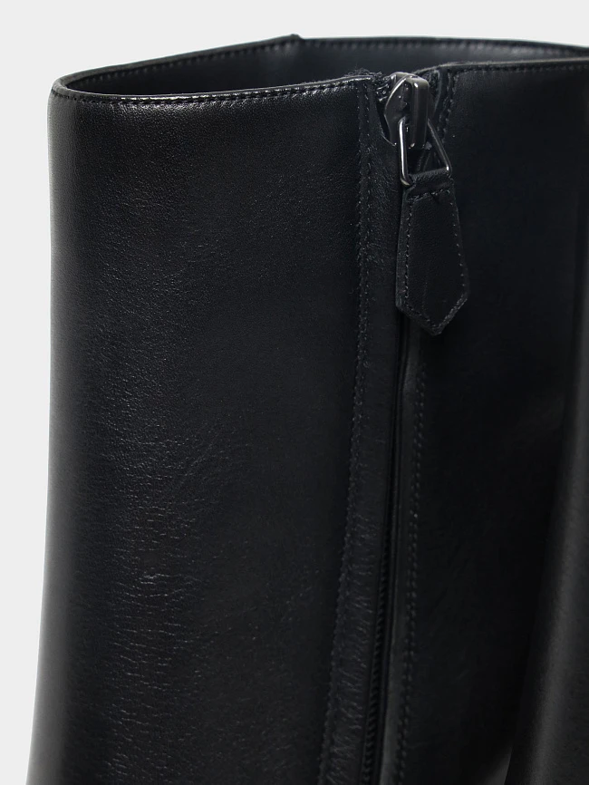 Полусапоги женские демисезонные, цвет черный, натуральная кожа 1492995 | 6