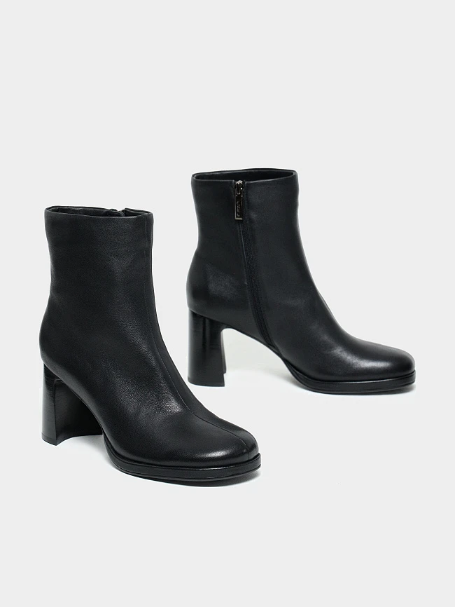 Полусапоги женские демисезонные, цвет черный, натуральная кожа 944272 | 3