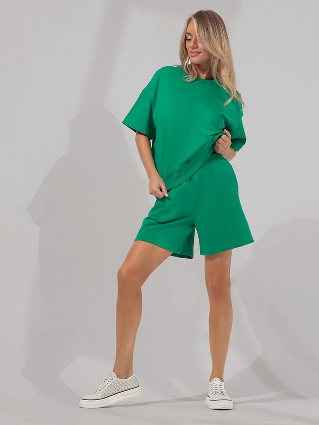 Костюм спортивный (футболка+шорты) женские всесезонные SP888-10 | 4