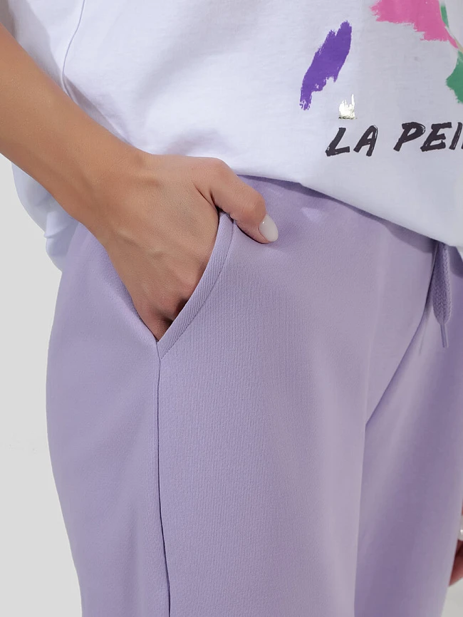 Костюм спортивный (футболка+брюки) женские всесезонные TEset04-17 | 5