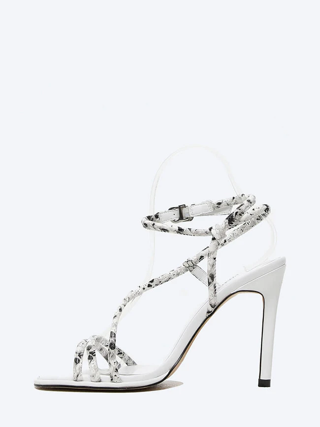 Босоножки женские летние, цвет белый, искусственная кожа 1848515 | 3