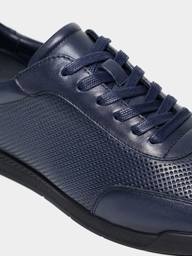 Кроссовки мужские летние, цвет синий, натуральная кожа M1782762 | 5