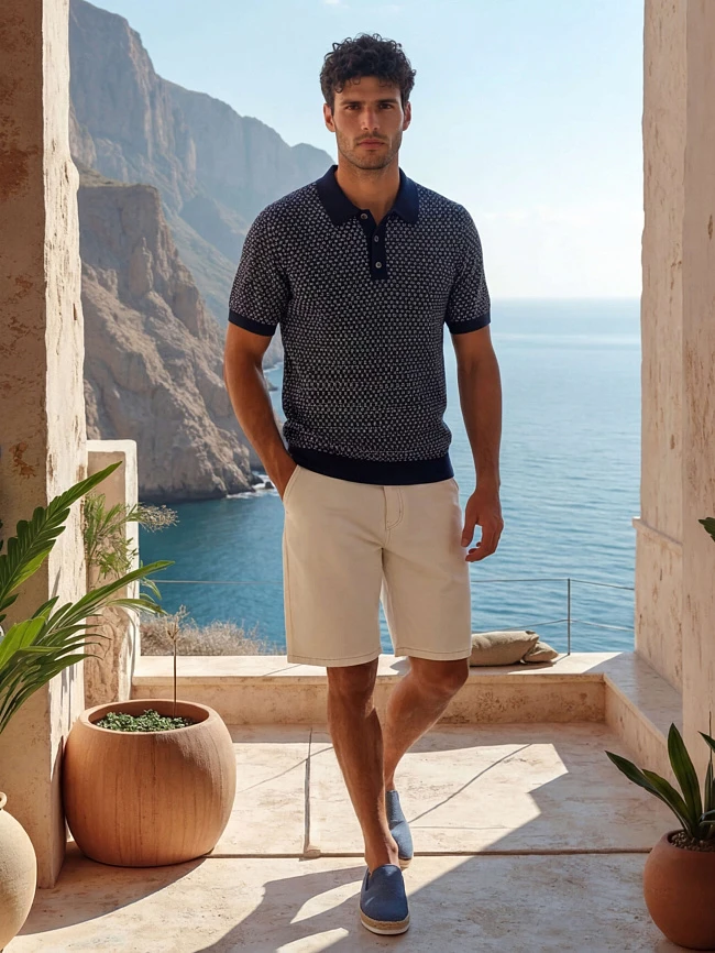 Джемпер (поло) мужские демисезон; лето; GUV048-05 | 2