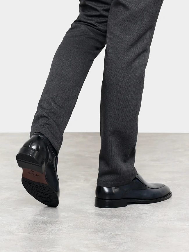 Туфли мужские всесезонные, цвет синий, натуральная кожа M1022922 | 8