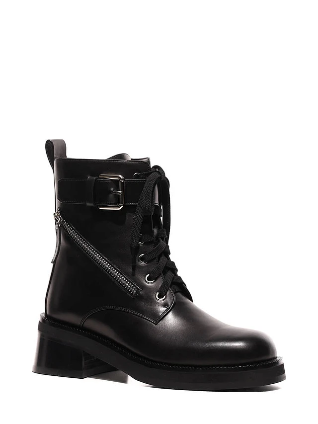 Ботинки 141569M женские цвет черный, натуральная кожа 141569M         | 1