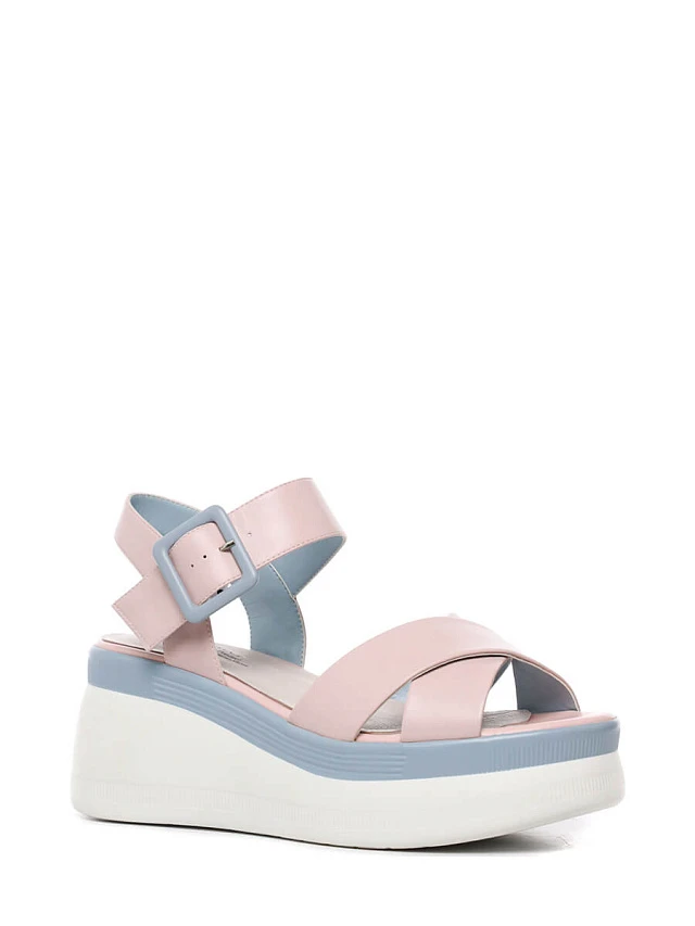 Сандалии 1844901 женские цвет пудровый, искусственная кожа 1844901         | 1