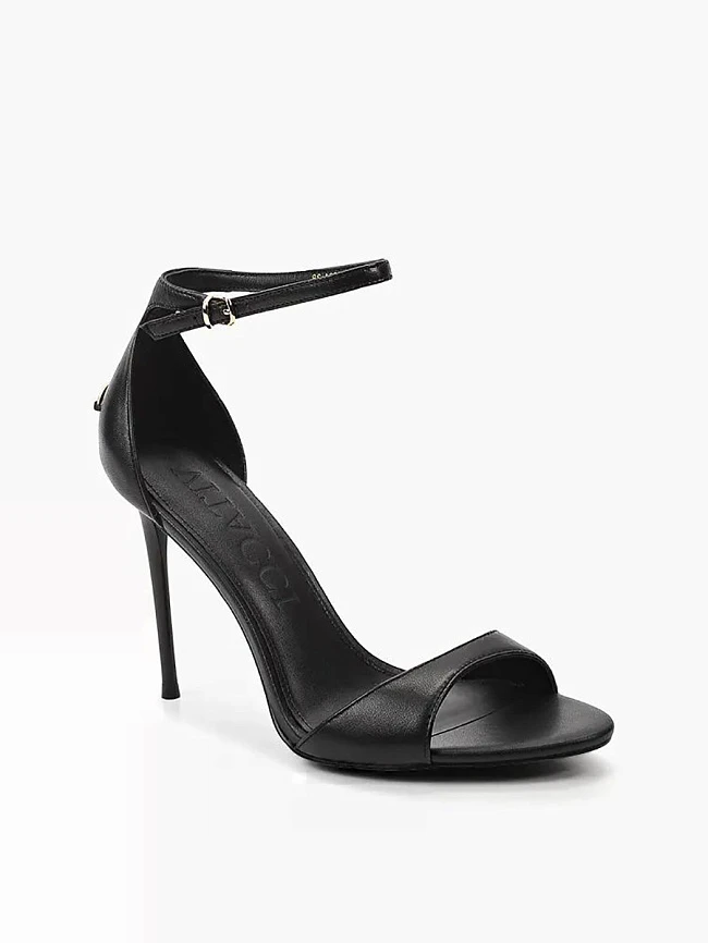 Босоножки женские летние, цвет черный, натуральная кожа 1493331-1 | 1