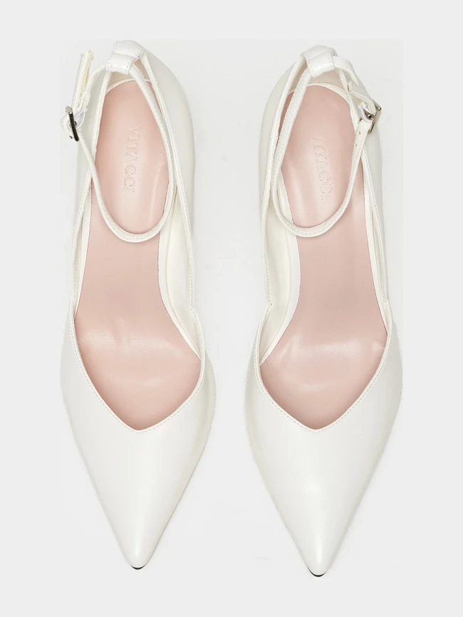 Туфли женские всесезонные, цвет белый, искусственная кожа 6550622 | 5