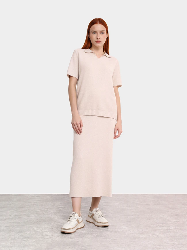 Кроссовки женские демисезонные, цвет бежевый, натуральная кожа 1221472 | 13