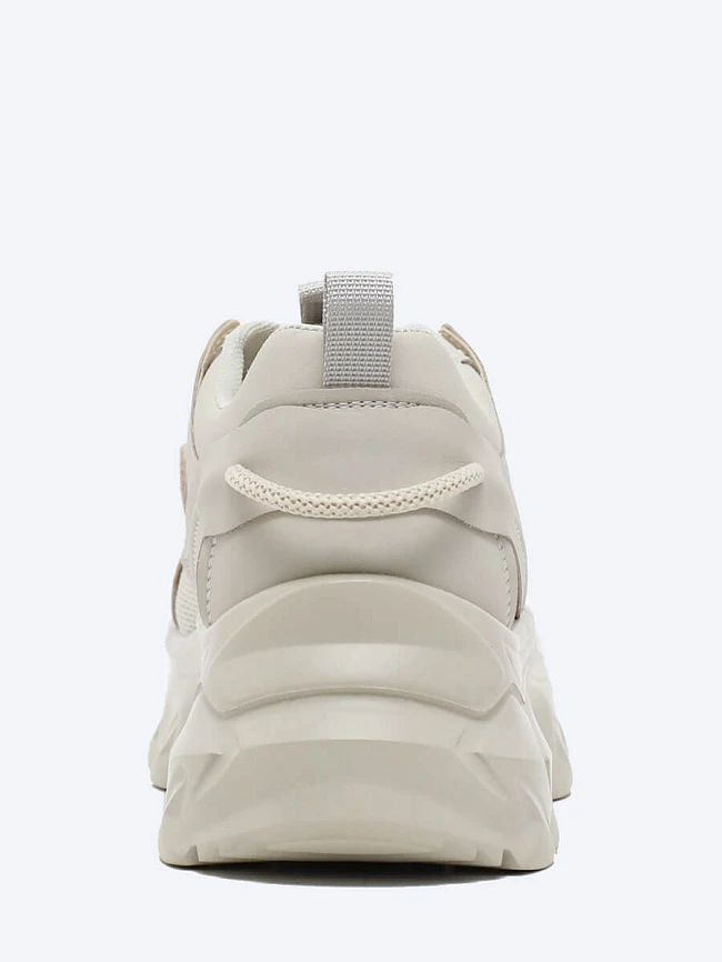 Кроссовки женские демисезонные, цвет бежевый, натуральная кожа и полимерные материалы/текстиль 1848583 | 5