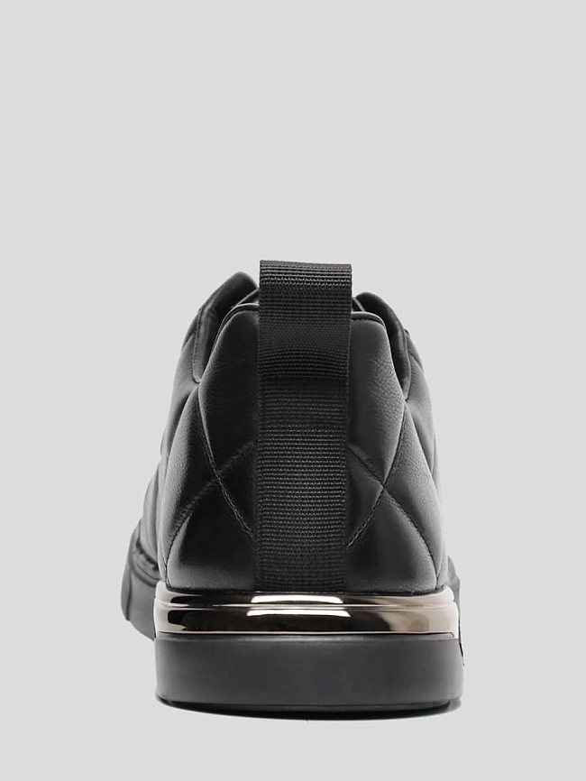 Кеды мужские демисезонные, цвет черный, натуральная кожа M1781514 | 5