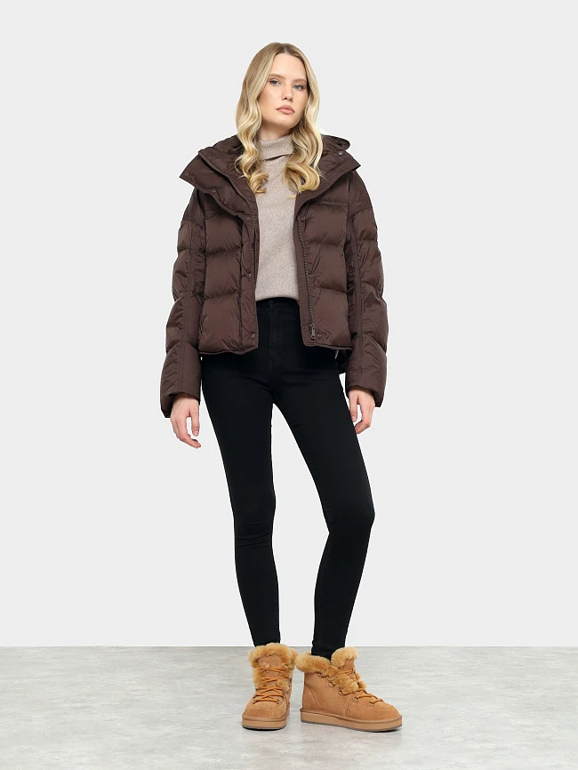 Ботинки женские зимние, цвет рыжий, натуральный спилок 7210437M | 12