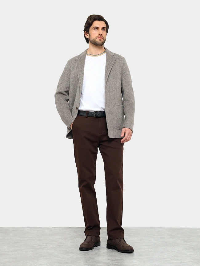 Ботинки мужские демисезонные, цвет коричневый, натуральный велюр M1022988 | 12