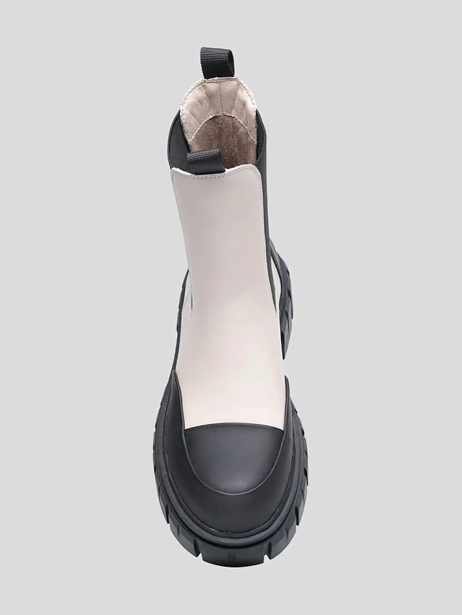 Ботинки 1847589 женские цвет молочный, искусственная кожа/натуральная кожа и полимерные материалы 1847589         | 4