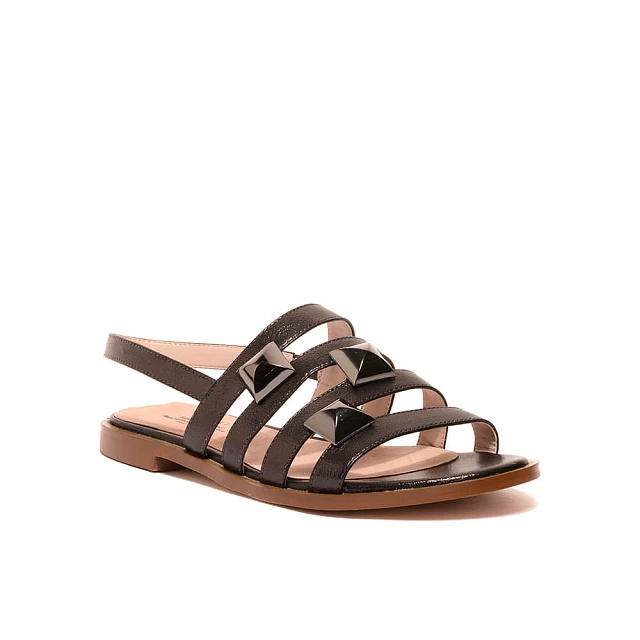 Сандалии 1842118 женские цвет бронзовый, искусственная кожа 1842118         | 1