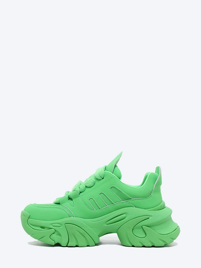 Кроссовки 1848575 женские цвет салатовый, натуральная кожа и полимерные материалы 1848575 | 3