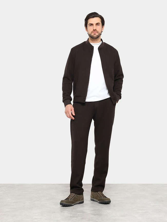 Кеды мужские демисезонные, цвет хаки, натуральный нубук M969007 | 10