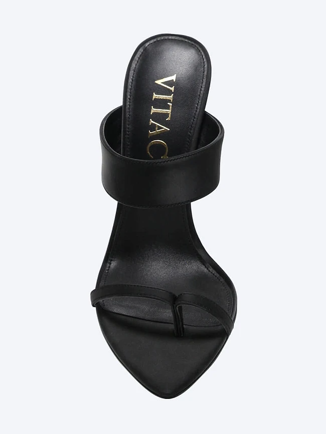 Сабо женские летние, цвет черный, натуральная кожа 1493245 | 4