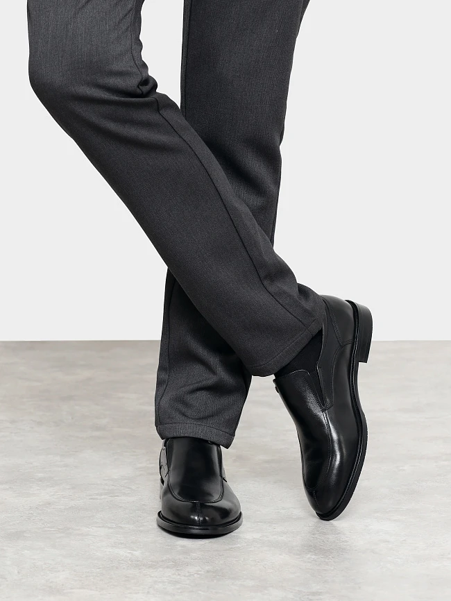 Туфли мужские всесезонные, цвет черный, натуральная кожа M1022921 | 9