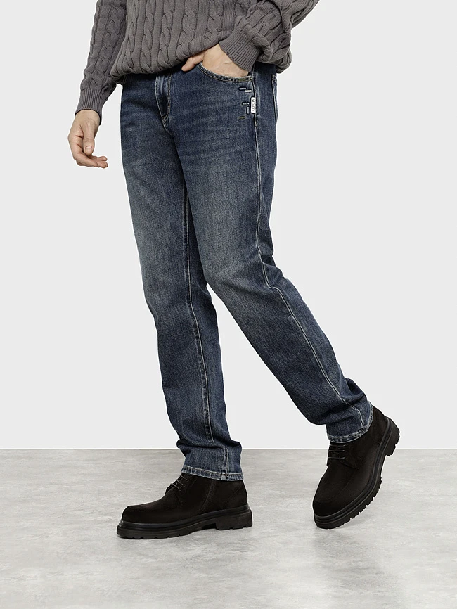 Ботинки мужские зимние, цвет коричневый, натуральный спилок M1022507M | 6