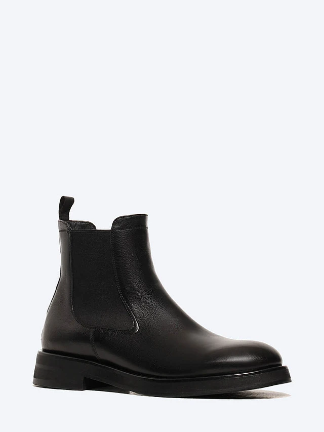 Ботинки мужские зимние, цвет черный, натуральная кожа M1022975M | 1