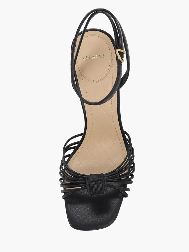 Босоножки женские летние, цвет черный, натуральная кожа/искусственная кожа 1494326 | 4