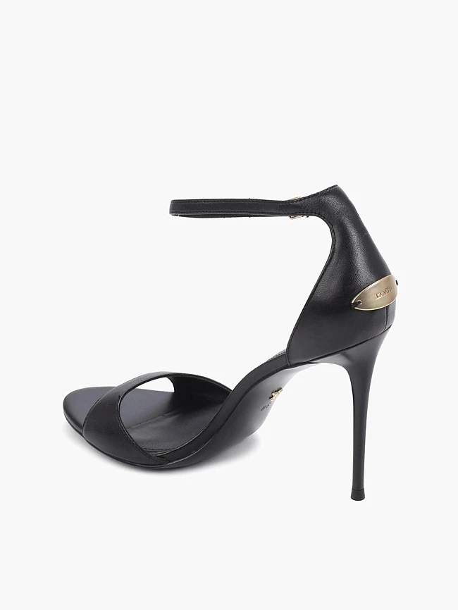 Босоножки женские летние, цвет черный, натуральная кожа 1493331P | 3